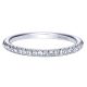 Gabriel 14 Karat Contemporary Wedding Band WB8658W44JJ