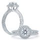 A.JAFFE Platinum Classic Engagement Ring ME1862Q