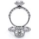 Verragio Renaissance-954CU25 Platinum Diamond Engagement Ring