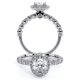 Verragio Renaissance-954OV25 Platinum Diamond Engagement Ring