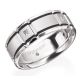 Verragio Platinum In-Gauge Diamond Wedding Band RUD-8904