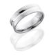 Lashbrook CC7C Polish-Stone Cobalt Chrome Wedding Ring or Band