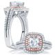A.JAFFE Platinum Signature Engagement Ring MES635