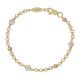 Gabriel Fashion 14 Karat Secret Garden Chain Bracelet TB2417Y45JJ