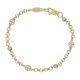 Gabriel Fashion 14 Karat Secret Garden Chain Bracelet TB2417Y45JJ