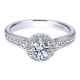 Gabriel 14 Karat Victorian Engagement Ring ER910165W44JJ