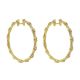 Gabriel Fashion 14 Karat Hoops Classic Earrings EG10370Y44JJ
