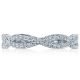 HT2528B12 Platinum Tacori Ribbon Diamond Wedding Ring