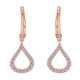 Gabriel Fashion 14 Karat Lusso Diamond Drop Earrings EG12201K45JJ