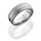 Lashbrook CC8ORBIT Polish-Sand Cobalt Chrome Wedding Ring or Band