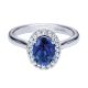 Gabriel Fashion 14 Karat Lusso Color Ladies' Ring LR6711W44SA