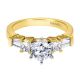 Gabriel 14 Karat Contemporary Engagement Ring ER3693M44JJ