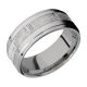 Lashbrook 9FGE14/METEORITE Titanium Wedding Ring or Band