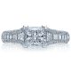 Tacori HT2513PR712X 18 Karat Classic Crescent Engagement Ring