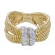 Gabriel Fashion 14 Karat Two-Tone Hampton Diamond Ladies' Ring LR5815M44JJ