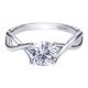 Gabriel Platinum Contemporary Engagement Ring ER7517PTJJJ