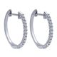 Gabriel Fashion 14 Karat Hoops Hoop Earrings EG12227W45JJ