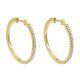 Gabriel Fashion 14 Karat Hoops Classic Earrings EG10198Y45JJ