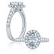 A.JAFFE 14 Karat Signature Engagement Ring MES868