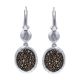 Gabriel Fashion Silver Organic Drop Earrings EG12396SVJSQ