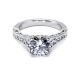 Tacori Platinum Crescent Engagement Ring HT25105