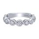 Gabriel Fashion 14 Karat Stackable Stackable Ladies' Ring LR5672W44JJ