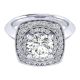 Gabriel 14 Karat Perfect Match Engagement Ring ER001C8AFW44JJ