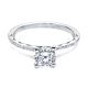 4315RD6 Tacori Crescent Platinum Engagement Ring