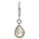Endless Jewelry White Drop Sterling Silver Charm 43272-1