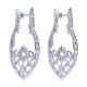 Gabriel Fashion Silver Hoops Hoop Earrings EG12030SVJWS