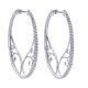 Gabriel Fashion 14 Karat Hoops Fancy Earrings EG12509W45JJ