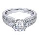 Gabriel 14 Karat Contemporary Engagement Ring ER5991W44JJ