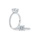 A.JAFFE Platinum Classic Engagement Ring ME1804