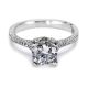 Tacori Crescent Platinum Engagement Ring 2561RD7