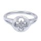 Gabriel Fashion Silver Byblos Ladies' Ring LR50375SV5JJ