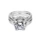 Tacori 18 Karat Crescent Silhouette Wedding Band 2565B MD