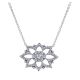 Gabriel Fashion 14 Karat Clustered Diamonds Necklace NK4957W45JJ