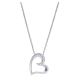Gabriel Fashion Silver Eternal Love Heart Necklace NK4001SVJWS