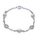 Gabriel Fashion Silver / 18 Karat Two-Tone Roaring 20's Diamond By The Yard Bracelet TB2949MYJPL