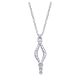 Gabriel Fashion Silver Organic Chain Necklace NK4645SV5JJ