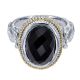Gabriel Fashion Silver / 18 Karat Two-Tone Roman Ladies' Ring LR6449MYJOX