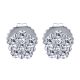 Gabriel Fashion 14 Karat Clustered Diamonds Stud Earrings EG12347W44JJ