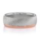 A Jaffe Classic Platinum Single Stripe Wedding Ring BB0195