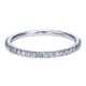 Gabriel 14 Karat Contemporary Wedding Band WB7508W44JJ