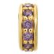 JLo Collection Endless Jewelry Dreamy Dot Gold Plated Amethyst Cubic Zirconia Charm 1600-1