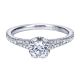 Gabriel 14 Karat Contemporary Engagement Ring ER7727W44JJ