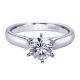 Gabriel 14 Karat Contemporary Engagement Ring ER8180W4JJJ