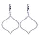 Gabriel Fashion 14 Karat Lusso Diamond Drop Earrings EG11205W45JJ