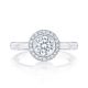 303-25RD6 Platinum Tacori Starlit Engagement Ring
