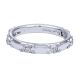 Gabriel Fashion 14 Karat Stackable  Ladies' Ring LR4908W44JJ